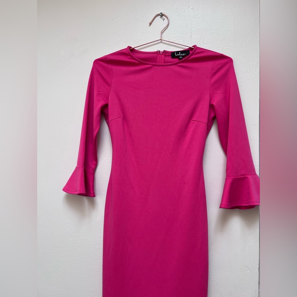 Pink worn once dress